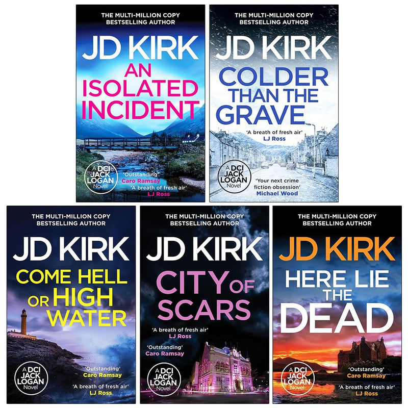 DCI Logan 5 Books Collection Set by JD Kirk (Books 11-15) - Fiction - Paperback
