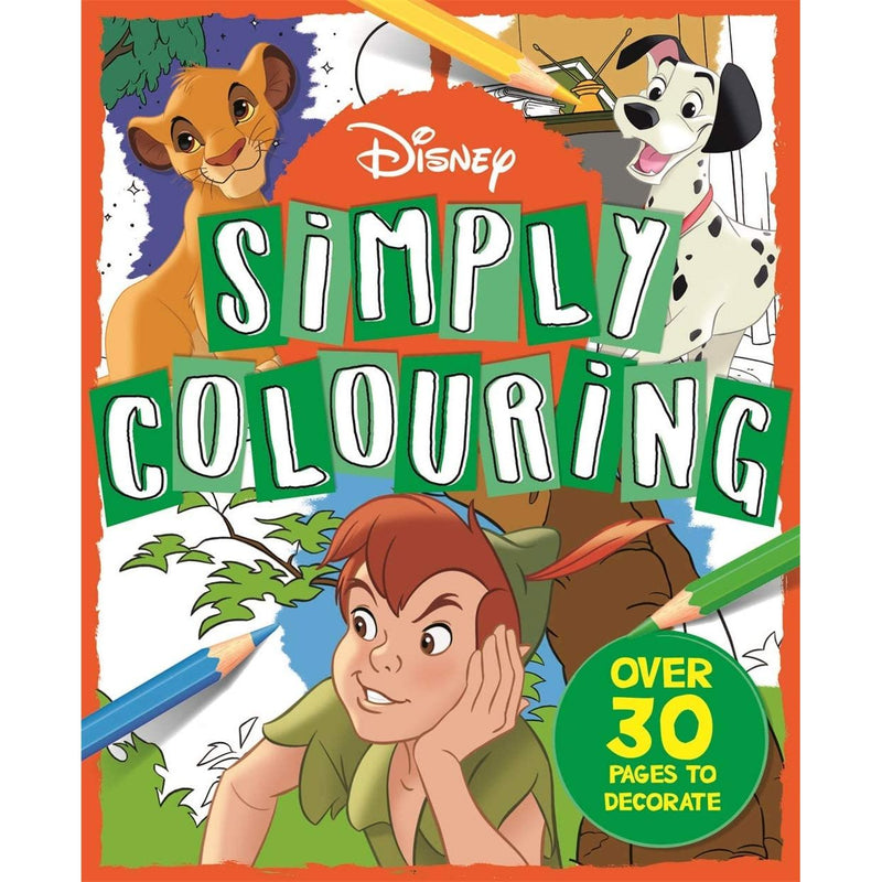 Disney Simply Colouring, Disney-Pixar Finding Nemo Cinestory Comic & The Hidden Magic of Walt Disney World 3 Books Collection Set