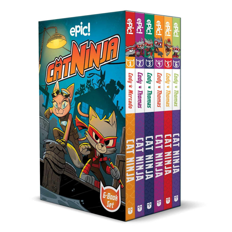 Cat Ninja Box Set 6 Books Collection Set for Kids Graphic Novels - Fiction - Paperback - The Book Bundle