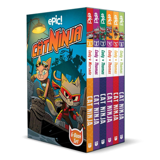 Cat Ninja Box Set 6 Books Collection Set for Kids Graphic Novels - Fiction - Paperback - The Book Bundle