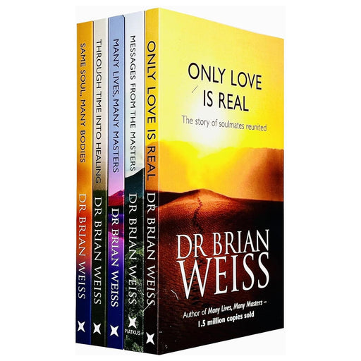 Dr. Brian Weiss 4 Books Collection Set Through Time,Many Live,Only Love is Real - The Book Bundle