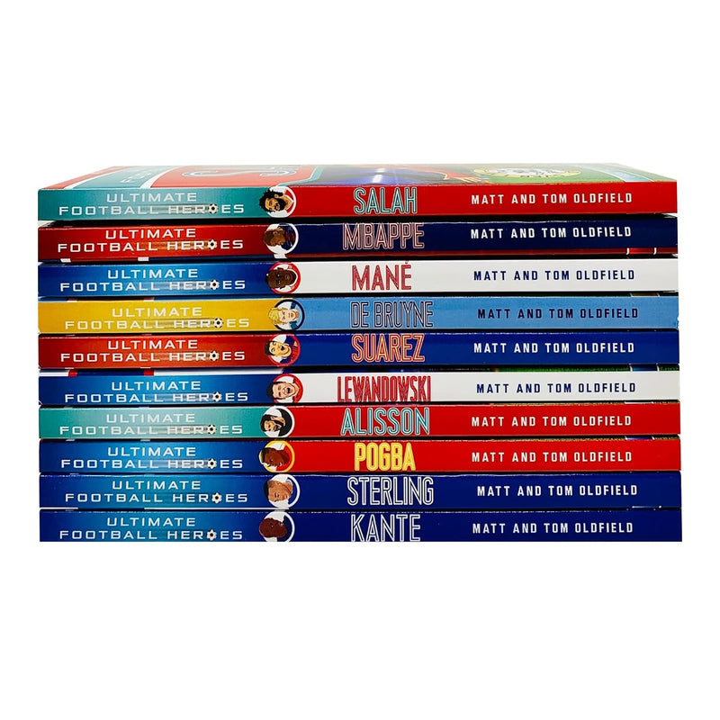 Ultimate Football Heroes Series 2 Collection 10 Books Set (Suarez, Pogba, Sterling) - The Book Bundle