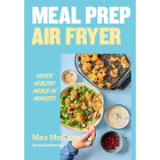 Max McCann's Slim 800 Meal Prep Air Fryer with 3-book collection set, featuring non-fiction recipes and cooking tips.
