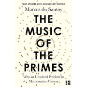 Cover image of "The Music of the Primes" by Marcus du Sautoy, a non-fiction paperback about unsolved mathematical problems.