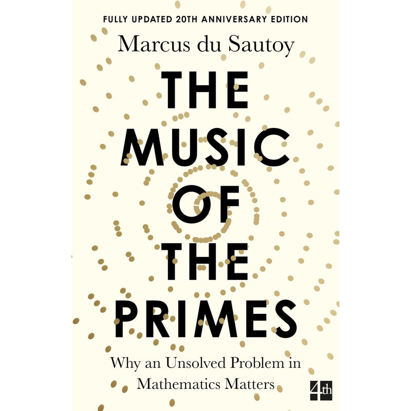 Cover image of "The Music of the Primes" by Marcus du Sautoy, a non-fiction paperback about unsolved mathematical problems.