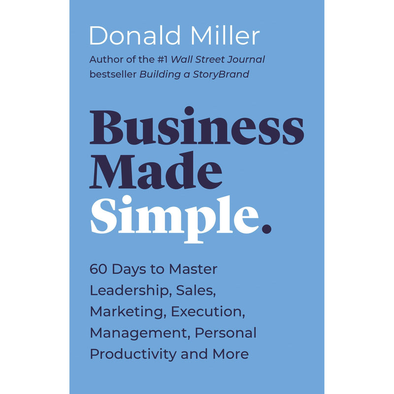 Cover image of "Business Made Simple" book by HarperCollins Leadership, featuring a professional design and title text.
