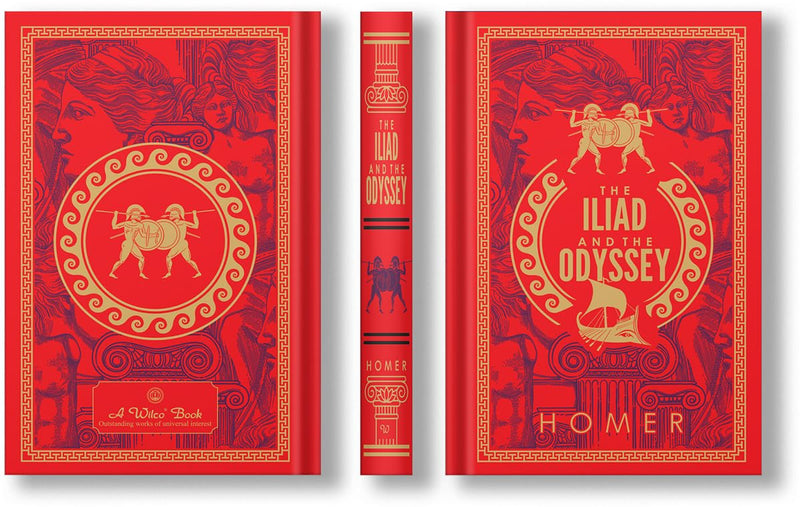 The Iliad & The Odyssey Two Books Collection Set by Homer - Fiction - LeatherBound