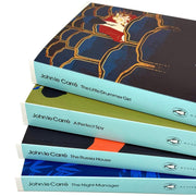 Set of four John le Carré books including The Little Drummer Girl, A Perfect Spy, The Russia House, and The Night Manager by Penguin