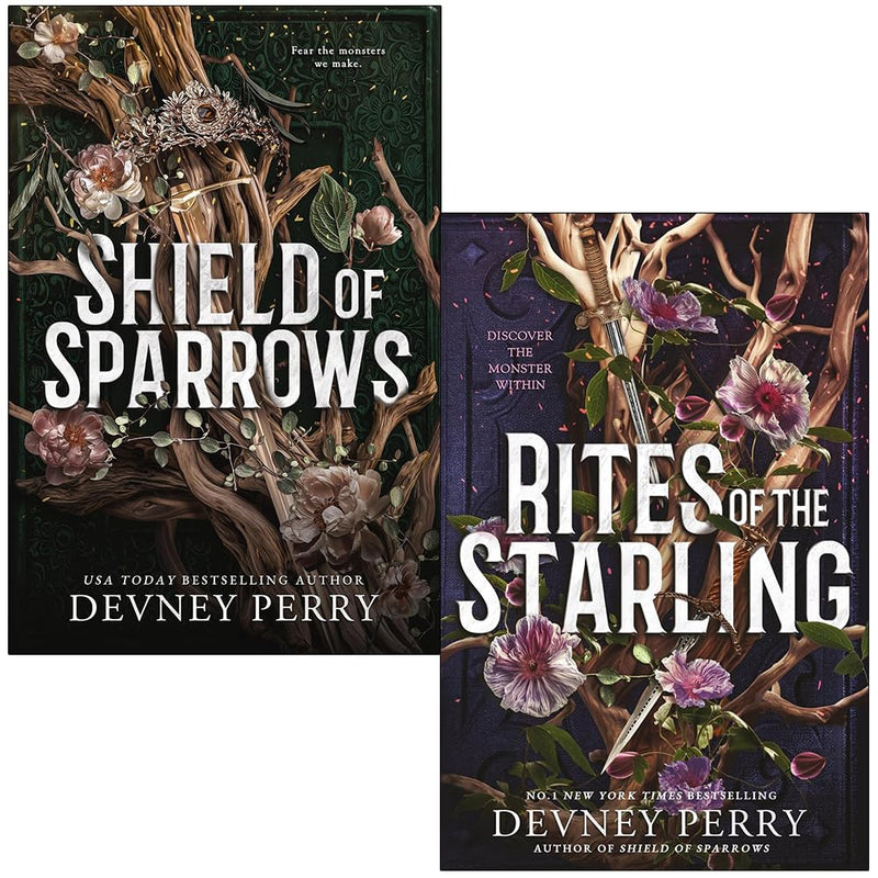 Shield of Sparrows Series 2 Books Collection Set by Devney Perry, hardcover fiction books with illustrated covers, published by Penguin Ltd.