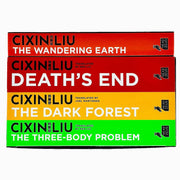 Cixin Liu Three Body Problem 4 Books Collection Set (The Three-body Problem, The Dark Forest, Death's End, The Wandering Earth) - The Book Bundle