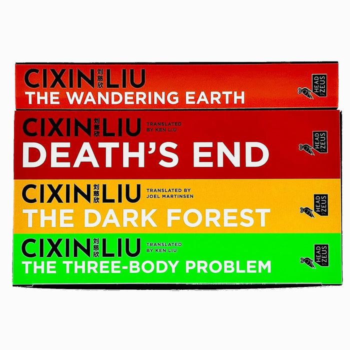 Cixin Liu Three Body Problem 4 Books Collection Set (The Three-body Problem, The Dark Forest, Death's End, The Wandering Earth) - The Book Bundle