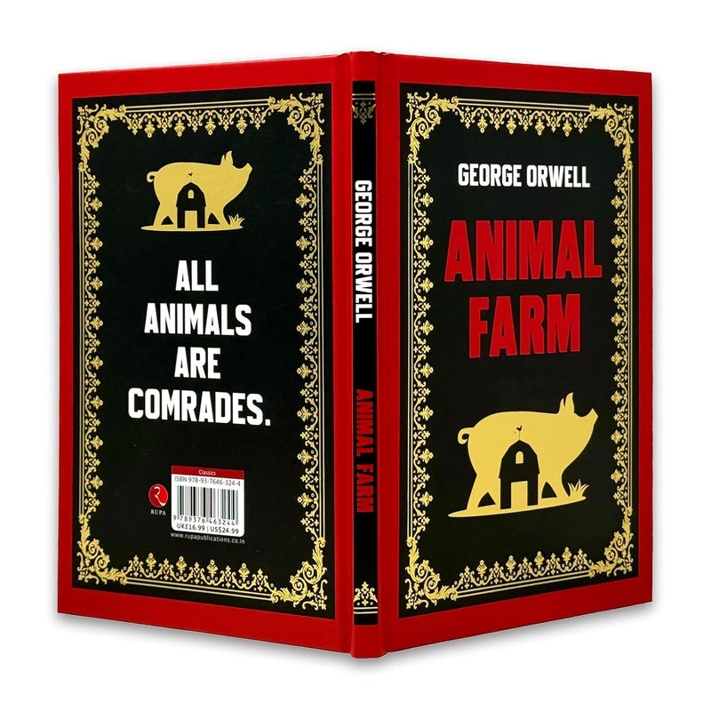 Animal Farm Deluxe Collector's Edition With Sprayed Edges by George Orwell - Fiction - Hardback