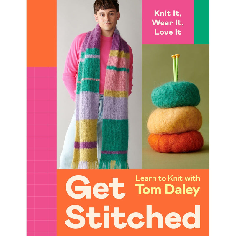 Get Stitched: Dive straight into the soothing joy of knitting with these new gold medal-worthy patterns by Tom Daley - perfect for your wardrobe, home and as gifts! - The Book Bundle
