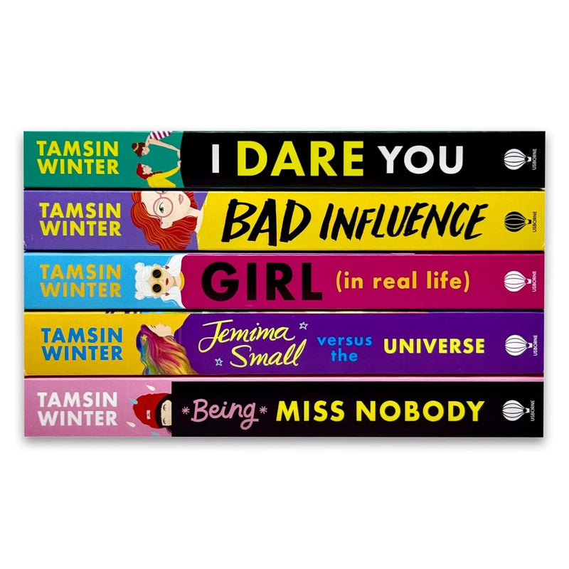 Tamsin Winter Collection 5 Books Set (I Dare You, Bad Influence, Girl (In Real Life), Jemima Small Versus the Universe & Being Miss Nobody)
