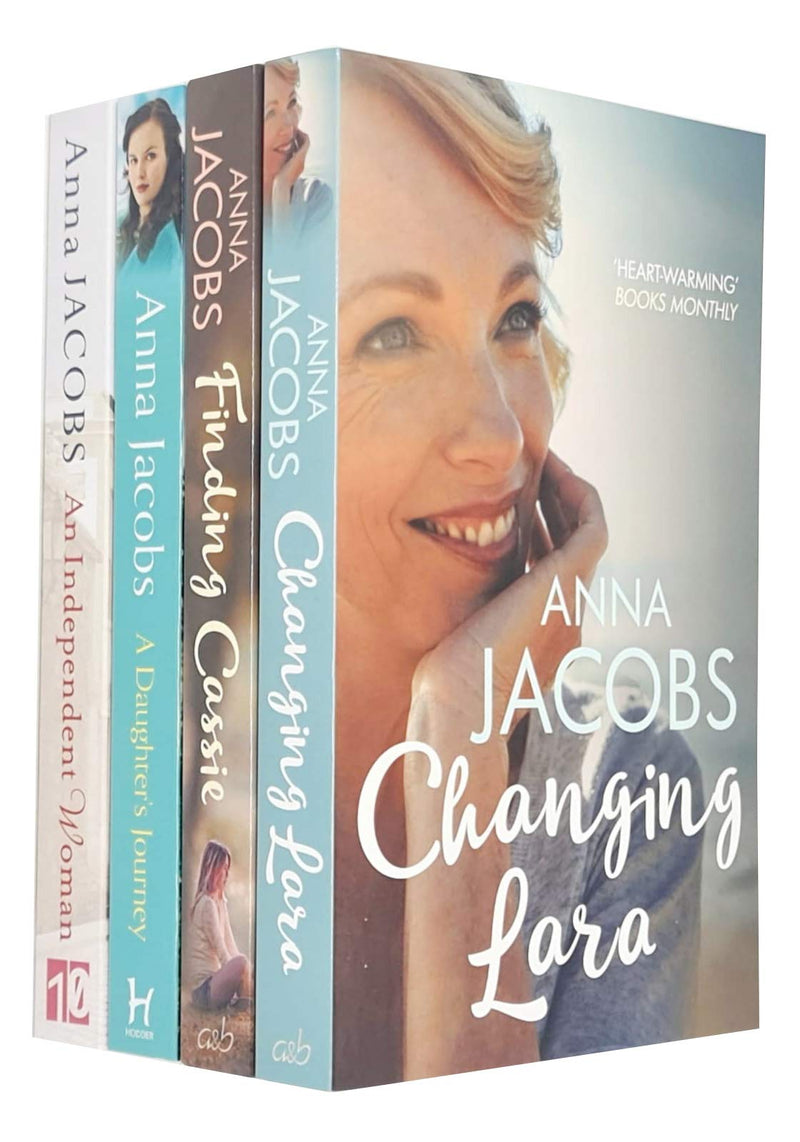 Changing Lara, Finding Cassie, A Daughter's Journey & More 4 Books Collection Set By Anna Jacobs - Fiction - Paperback
