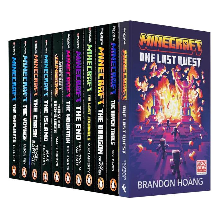 Official Minecraft Novels 11 Books Collection Set For Fans Of Adventure And Exploration - Fiction - The Book Bundle