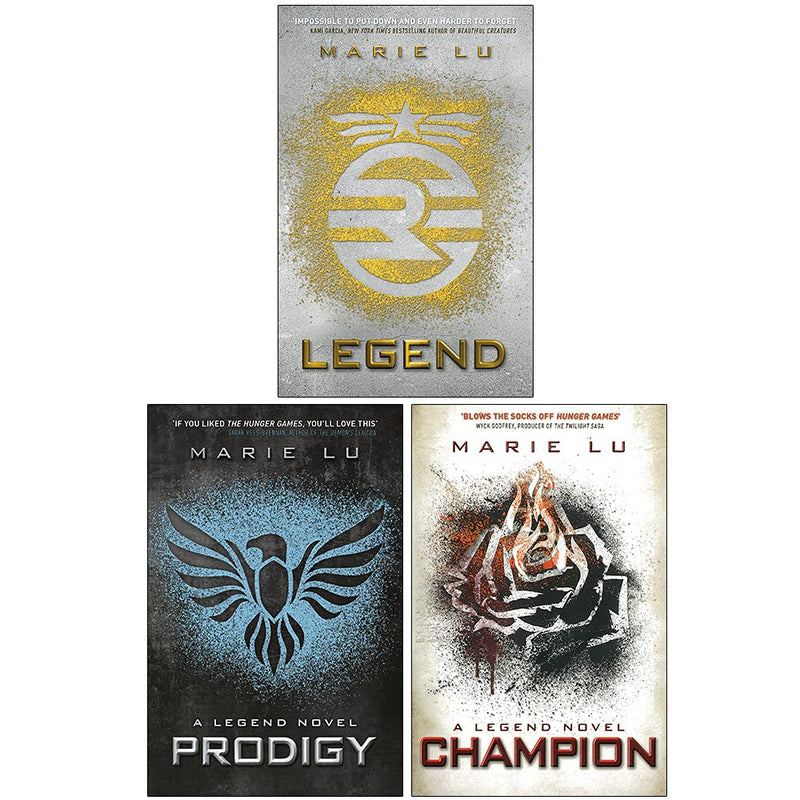 Marie Lu Legend Trilogy Series Collection 3 Books Set (Legend, Prodigy, Champion) - The Book Bundle
