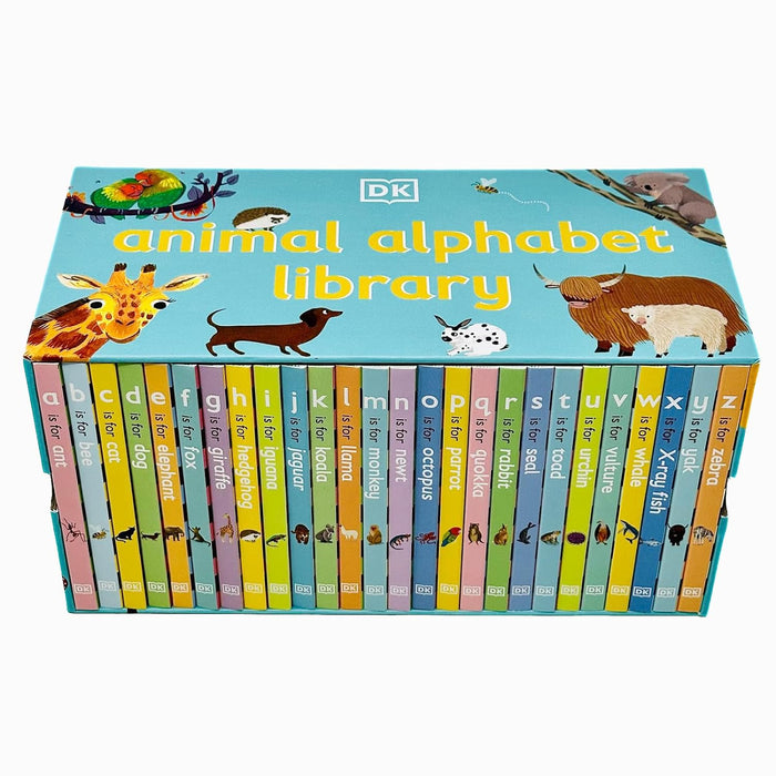The Animal Alphabet Library Collection 26 Books Box Set