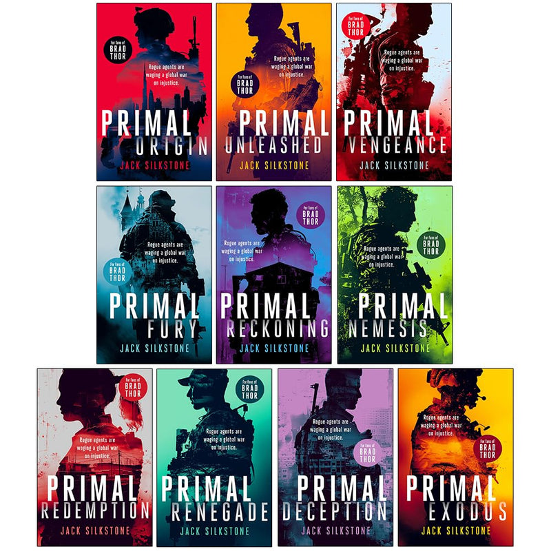 The Primal Series 10 Books Collection Set by Jack Silkstone - Fiction - Paperback