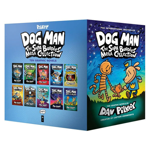 Dog Man 1-10: The Supa Buddies Mega Collection: from the Creator of Captain Underpants - The Book Bundle
