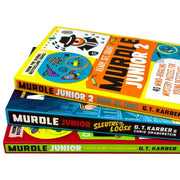 Murdle Junior Series 3 books collection set by G. T. Karber, paperback fiction by Souvenir Press, featuring colorful book covers.