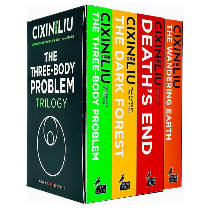 Cixin Liu Three Body Problem 4 Books Collection Set (The Three-body Problem, The Dark Forest, Death's End, The Wandering Earth) - The Book Bundle