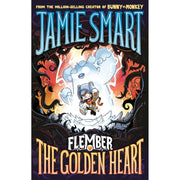 Flember Series 5 books collection set by Jamie Smart, including The Secret Book, Crystal Caves, Glowing Skull, Wildening, and Golden Heart
