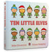 Ten Little Board Book Collection 3 Books Set By Mike Brownlow (Superheroes, Elves & Unicorns) - The Book Bundle