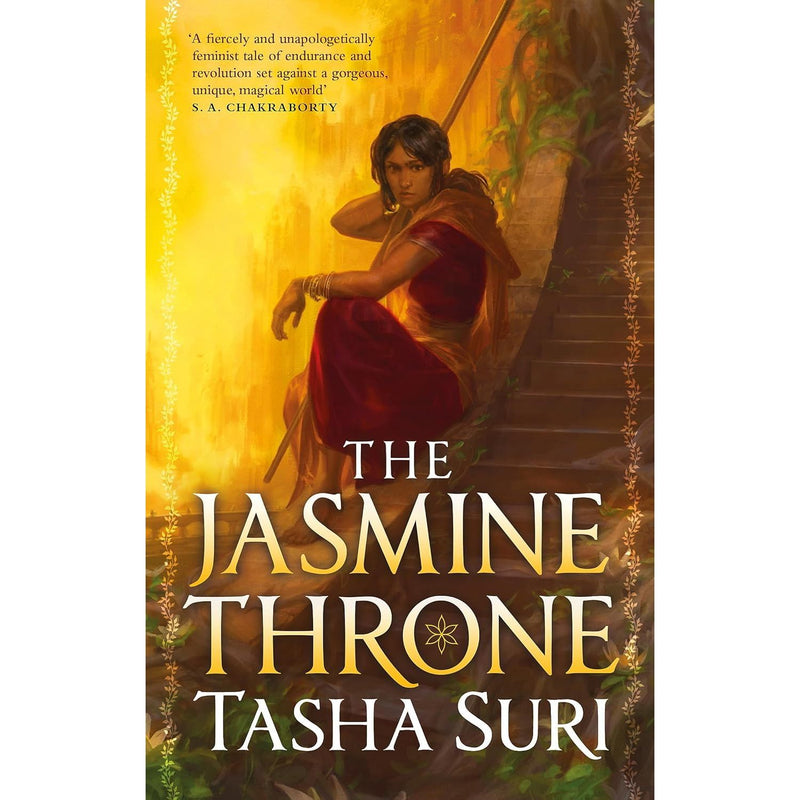 Set of three fantasy novels by Tasha Suri including The Jasmine Throne, The Oleander Sword, and The Lotus Empire from Orbit Ltd.