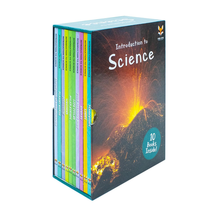 Children Introduction To Science For Beginners (Series 2) 10 Hardback Book Collection Set: (Energy, Life Cycles, Light, Magnetism, Pollution, Planet ... Solar System, Weather, Your Amazing Body) - The Book Bundle