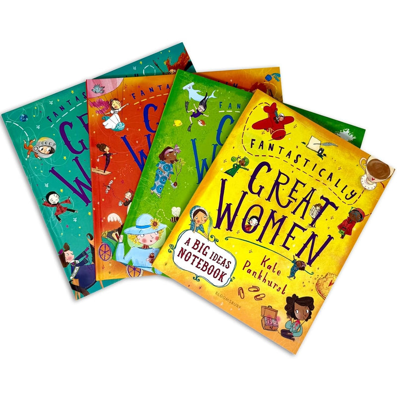 Fantastically Great Women 4 Books Collection Box Set by Kate Pankhurst - Non Fiction - Mixed Format