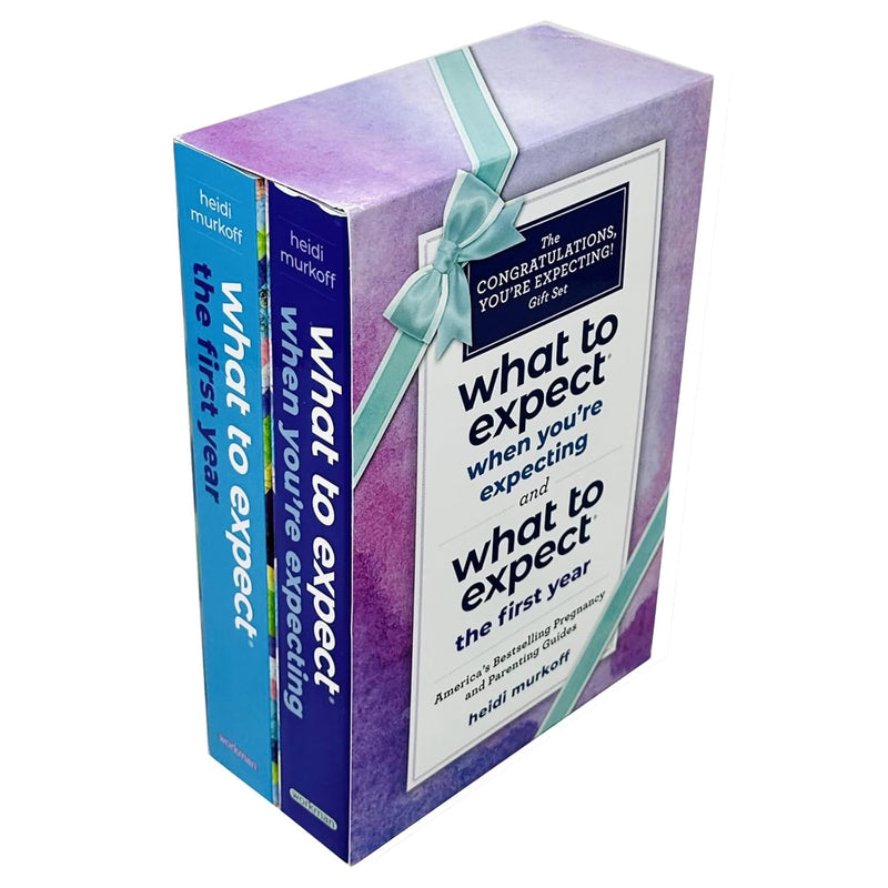 The Congratulations, You're Expecting! 2 Books Collection Gift Set (What to Expect When You're Expecting & What to Expect the First Year)