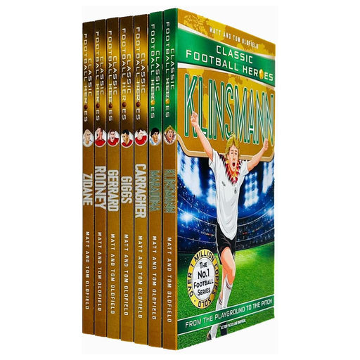 Classic Football Heroes Series Collection 7 Books Set By Tom Oldfield & Matt Oldfield - The Book Bundle