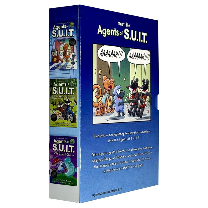 Investigators: Agents Of S.U.I.T. Series 3 Books Collection Box Set By John Patrick Green (Agents Of S.U.I.T., Wild Ghost Chase & From Badger To Worse)