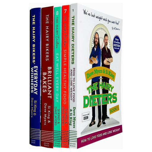 Hairy Bikers Collection 5 Books Set (The Hairy Dieters How to Love Food and Lose Weight, Simple Healthy Food, Eat Well Every Day, Brilliant Bakes and Everyday Winners) - The Book Bundle