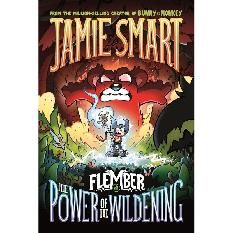 Flember Series 5 books collection set by Jamie Smart, including titles like The Secret Book, Crystal Caves, and Glowing Skull.