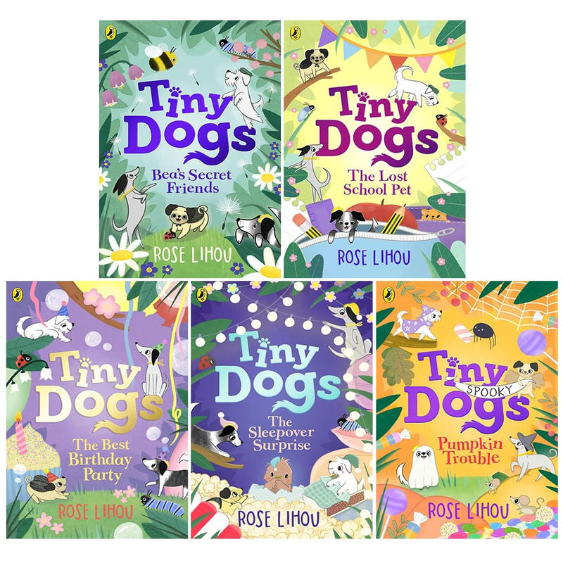 Tiny Dogs Series 1 To 5 Books Collection Set By Rose Lihou - Fiction - Paperback
