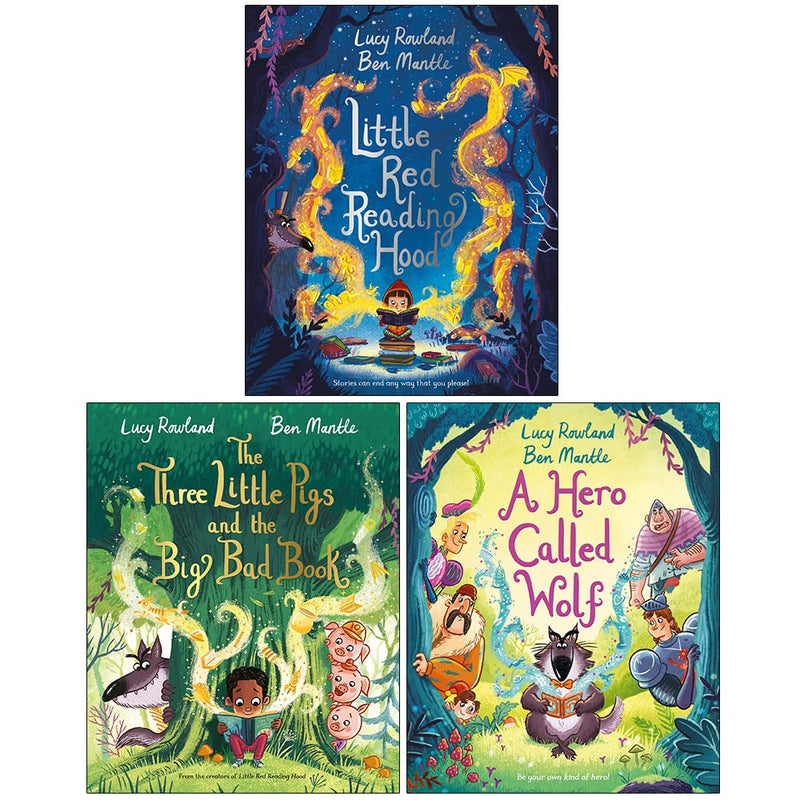 Lucy Rowland 3-Book Collection: Little Red Reading Hood, The Three Little Pigs and the Big Bad Book - Fiction - Paperback