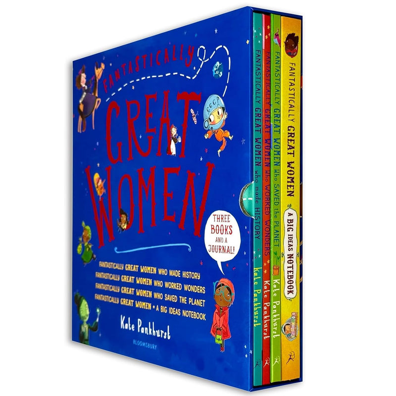 Fantastically Great Women 4 Books Collection Box Set by Kate Pankhurst - Non Fiction - Mixed Format