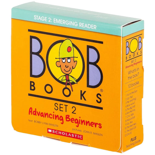 Bob Books: Set 2 - Advancing Beginners Box Set (12 books): 8 Books for Young Readers - The Book Bundle