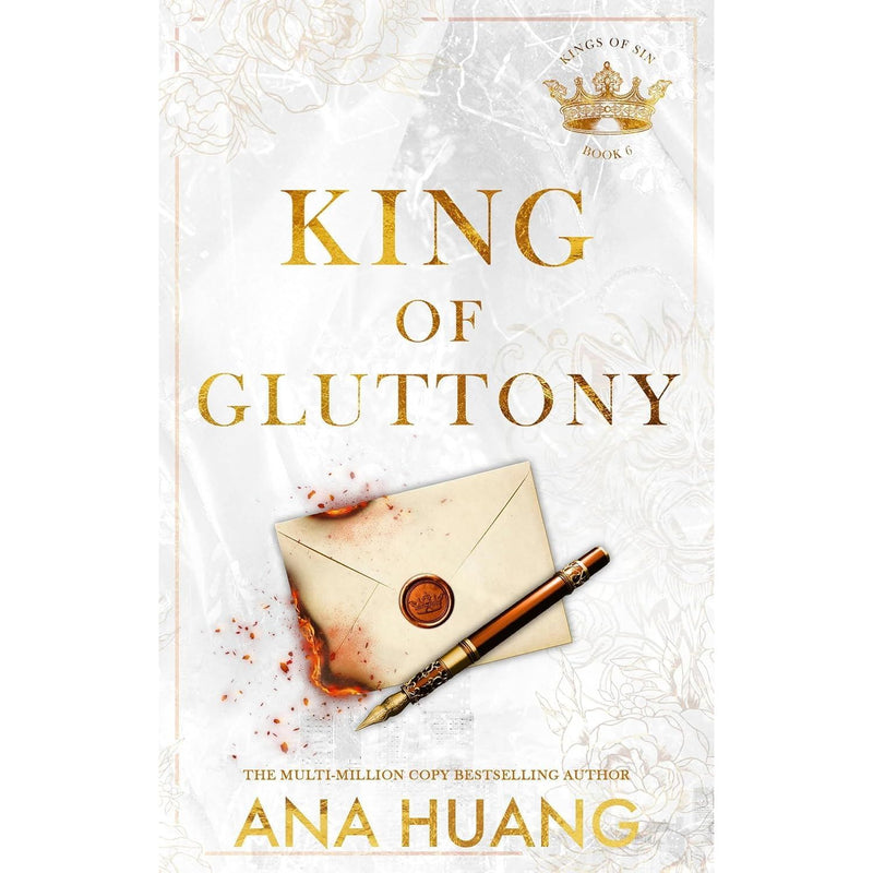 Set of six Kings of Sin Series books by Ana Huang in paperback, featuring colorful covers from the Piatkus Ltd collection.