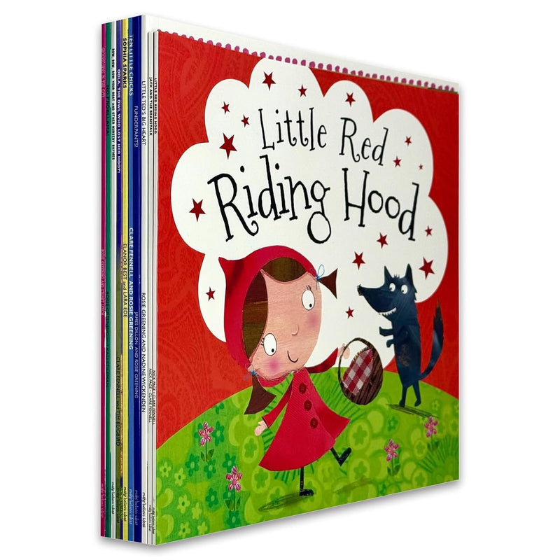 Awesome Adventure Bundle Make Believe Ideas 10 Books Collection Set (Little Red Riding Hood, Jack and the Beanstalk, Little Ted's Big Heart, Funderpants!, Ten Little Chicks, Sophia Sparks & More)
