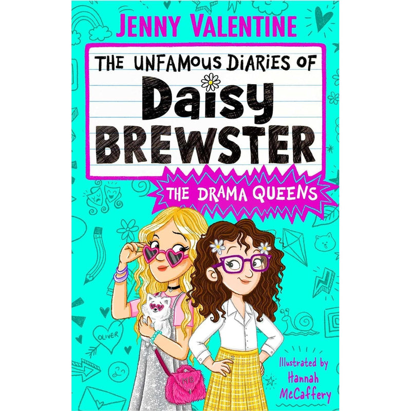 The Unfamous Diaries of Daisy Brewster 2 Books Collection Set by Jenny Valentine - Young Adult - Paperback
