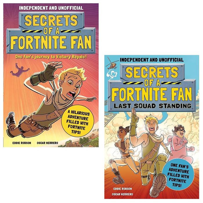 Secrets of a Fortnite Fan Series 2 Books Collection Set (Secrets of a Fortnite Fan, Secrets of a Fortnite Fan: Last Squad Standing) - The Book Bundle