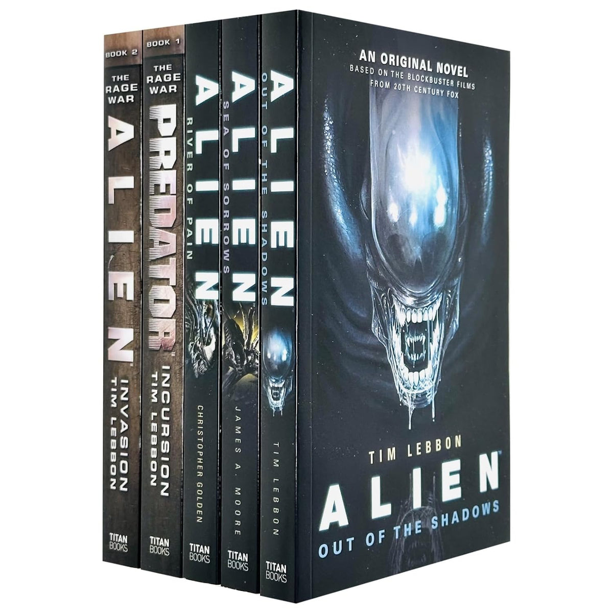 Alein Book Alien Series 5 Books Collection Set (Out of the Shadows, Sea of Sorrow ...