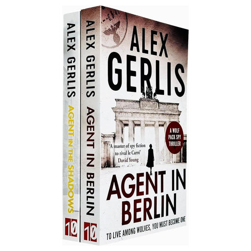 Alex Gerlis Wolf Pack Series 2 Books Collection Set (Agent in the Shadows & Agent in Berlin) - The Book Bundle