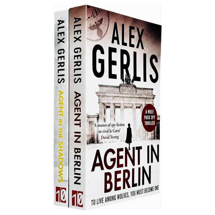 Alex Gerlis Wolf Pack Series 2 Books Collection Set (Agent in the Shadows & Agent in Berlin) - The Book Bundle