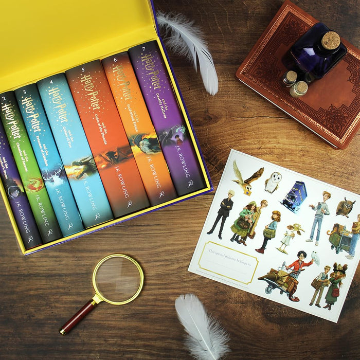 Harry Potter Owl Post Box Set (Children’s Hardback - The Complete Collection): J.K. Rowling (HB) - The Book Bundle