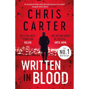 Two-book collection set featuring "The Escape Artist" by Jonathan Freedland and "Written in Blood" by Chris Carter, with book covers visible.