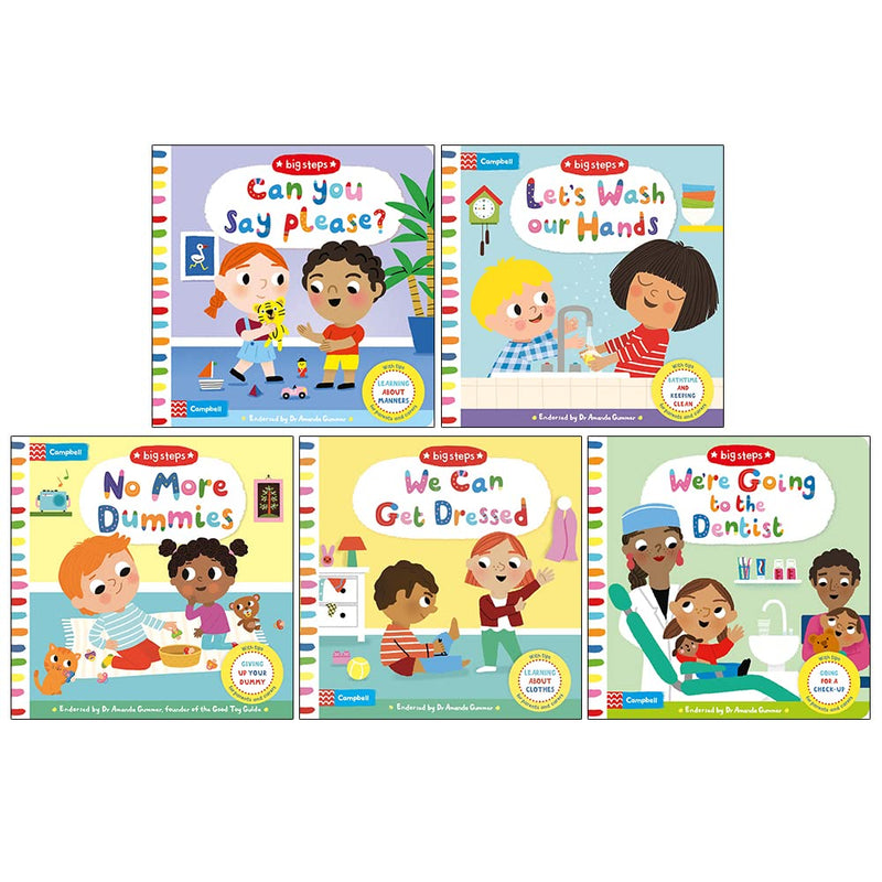 Campbell Big Steps Series 6-10 Collection Books Set - The Book Bundle